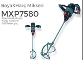 MAX EXTRA MXP7580 - Çift Vitesli Elektrikli Boya Harç Karıştırma Makinası 2050 Watt thumbnail 3