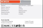 MAX EXTRA BCB52S - EURO V(5) Motor Benzinli OT Biçme Yan Tırpanı - 2