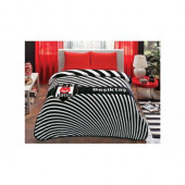 Taç Beşiktaş Stripe Çift Kişilik Battaniye - 1