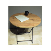 Mutfak Yuvarlak Bistro Çam Masa Sadeceonda - 70 cm - 1