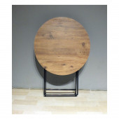 Mutfak Yuvarlak Bistro Çam Masa Sadeceonda - 70 cm - 3