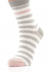 Miorre 6lı Bayan Çizgili Çorap - 2