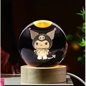 Kuromi Işıklı Cam Küre Cap 6 Cm Kod 63 - 1