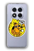 Xiaomi Redmi Note 14 Pro 5G Uyumlu Baskılı Şeffaf Kılıf Kapak "This İs Fine Meme Dog" - 1