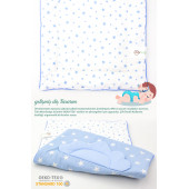 Mordesign Bebek Alt Açma Pedi/Minderi, Çift Taraflı Yıldız Desen Mavi Renk - 5