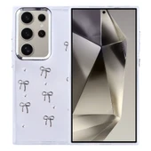 Galaxy S24 Ultra Kılıf Airbag Tasarımlı Simli Şeffaf Zore Kutup Kapak thumbnail 2