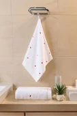 Varol Love Serisi Nakışlı Micro Cotton Banyo Havlu Seti - 17