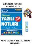 Tonguç 9. Sınıf Yazılı Notları 2. Dönem 1 ve 2. Yazılı 2025 (MİNİ DEFTER+TIRTIL AYRAÇ) - 1