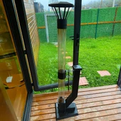 DUMANSIZ FÜZE-ROKET SOBA - PELET SOBASI 120 CM CAM - 6