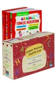 Süper Resimli Sözlük Seti Türkçe, Ingilizce, Atasözleri (3 KİTAP-KUTULU) Tdk Uyumlu - 1