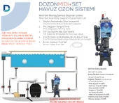 Dozon MIDI SET Havuz Ozon Sistemi 30g/h 400W- 201/300m3-ToptancıyızBiz - 2