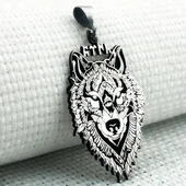 Kurt Tasarımlı 925 Ayar Türk Yazılı Gümüş Kolye Ucu thumbnail 2