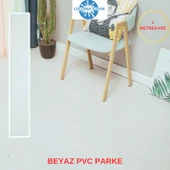 Renkli Duvarlar Colored Floor Beyaz Yapışkanlı PVC Yer Döşeme Parkesi Lvt Ofis Mutfak Salon Otel Kaplama Parkesi - 3