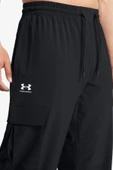 Under Armour Vibe Woven Cargo Erkek Siyah Eşofman Altı 1386558-001 - 4