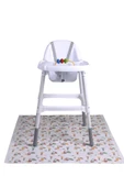 SAFEMOM - Tek Kullanımlık Kağıt Aktivite Örtüsü - Mama Sandalyesi Örtüsü - 1