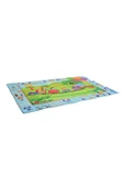 SAFEMOM Sevimli Hayvanlar Bebek Çocuk Oyun Matı, 90x145 Cm Oyun Halısı, Bebek Halısı, Aktivite Halısı, - 5