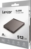 Lexar SL200 LSL200X512G-RNNNG USB 3.1 512 GB Taşınabilir SSD - 4