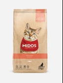 Midos Adult Hassas Kediler için Somonlu Yetişkin Kedi Maması 15KG - 2