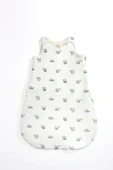 SAFEMOM Bebek Uyku Tulumu - Elyaf Dolgulu - %100 Pamuk Penye Kumaş, Yandan Açılır, Fermuarlı - 1
