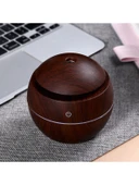 Ahşap 130ML Hava Nemlendirici - Koyu Kahverengi (Yurt Dışından) - 3