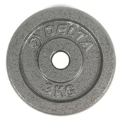 Delta Gri Döküm Plaka ( Çiftli ) 3 KG x 2 Adet DS 7230 - 1