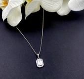 925 Ayar Gümüş (Silver) Kadın Kolye - 1