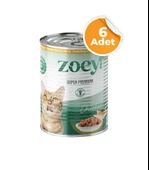Zoey Tavuklu Yetişkin Kedi Konserve Maması 400 gr x 6 Adet thumbnail 4