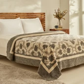 Karaca Home Damask Çift Kişilik Pamuklu Battaniye Antrasit - 2