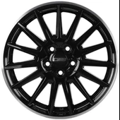 CMS-1264-09 6.0x15" -5x100 ET45 54.1 Diamond Rim Black Gloss Jant (4 Adet) thumbnail 2