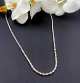 925 Ayar Gümüş (Silver) Kadın Kolye - 1