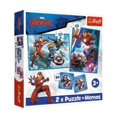 Çocuk PUZZLE-93333 2W1 Marvel The Avengers Çocuk Puzzle - 2