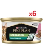 Pro Plan Somonlu Kısırlaştırılmış Kedi Konservesi 85gr x 6 Adet - 1