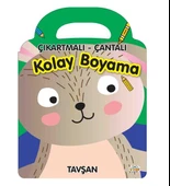 3-6 yaş Çıkartmalı-Çantalı Kolay Boyama Seti (4 Kitap) - 2