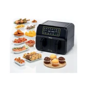 Ariete Airy Fryer Dual 4623 Çift Hazneli XXL 8 lt Yağsız Fritöz (Teşhir & Outlet) - 00C462300AR0 - 4