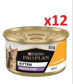 Pro Plan Kitten Tavuklu Yavru Kedi Konservesi 85gr x 12 Adet - 1