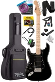 Midex RPH-31BK Solak Elektro Gitar Seti Maple Klavye Strat Kasa SSS Manyetik - 1