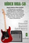 Midex RPH-31RD-50AMP Solak Elektro Gitar 50W Amfili Full Set thumbnail 2