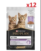 Pro Plan Pouch Sos İçinde Hindili Yavru Kedi Konservesi 85gr x 12 Adet - 3
