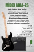Midex RPH-31BK-25AMP Solak Elektro Gitar 25W Amfili Full Set - 2