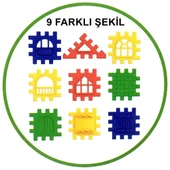 Çocuk Puzzle City 3D Yapı ve Tasarım Blokları 128 Parça thumbnail 4