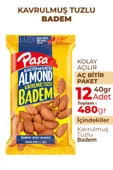 Paşa Kuruyemiş Kavrulmuş Badem 40 gr X 12 Adet (480 gr) - 2