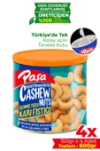 Paşa Kuruyemiş İşlenmiş Kaju Fıstığı Teneke Kutu 150 gr X 4 Adet (600 gr) thumbnail 1