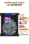 Paşa Kuruyemiş Kavrulmuş Tuzlu Siyah Ay Çekirdeği 150 gr X 4 Adet (600 gr) - 2