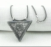 925 Ayar Allah yazılı Cevşeni Kebir kolye thumbnail 1