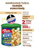Paşa Kuruyemiş Kavrulmuş Karışık Kuruyemiş Teneke Kutu 150 gr X 2 Adet (300 gr) - 2