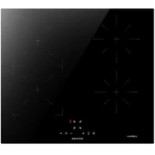 LUXELL SİYAH İNDİKSİYONLU 2'Lİ ANKASTRE SET  İndiksiyonlu Ocak-Davlumbaz - 3