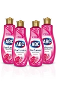 ABC Parfumia Romantik Gül Konsantre Yumuşatıcı 1440 Ml 4'lü Seti - 2