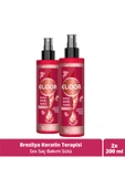 Elidor Sıvı Saç Bakım Sütü Brezilya Keratin Terapisi 200 ml X2 - 1