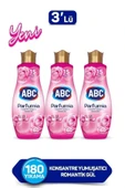 ABC Parfumia Konsantre Çamaşır Yumuşatıcısı Romantik Gül 3 X 1440 ml - 1