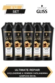 Gliss Ultimate Repair Şampuan 400ml x 5'li Set - 1